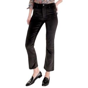J. Crew Black Billie Demi Boot Crop High Rise Pants